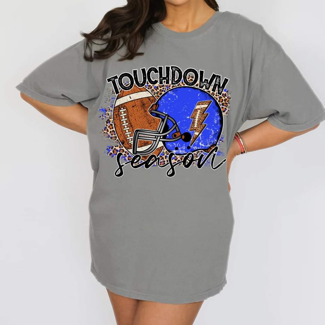 Touchdown Season Football/Helmet T-shirt