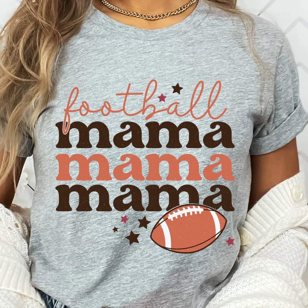 Football mama mama mama 🏈 T-shirt