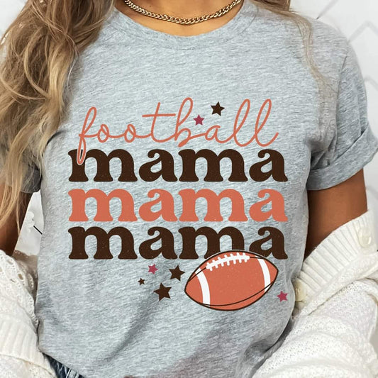 Football mama mama mama 🏈 T-shirt