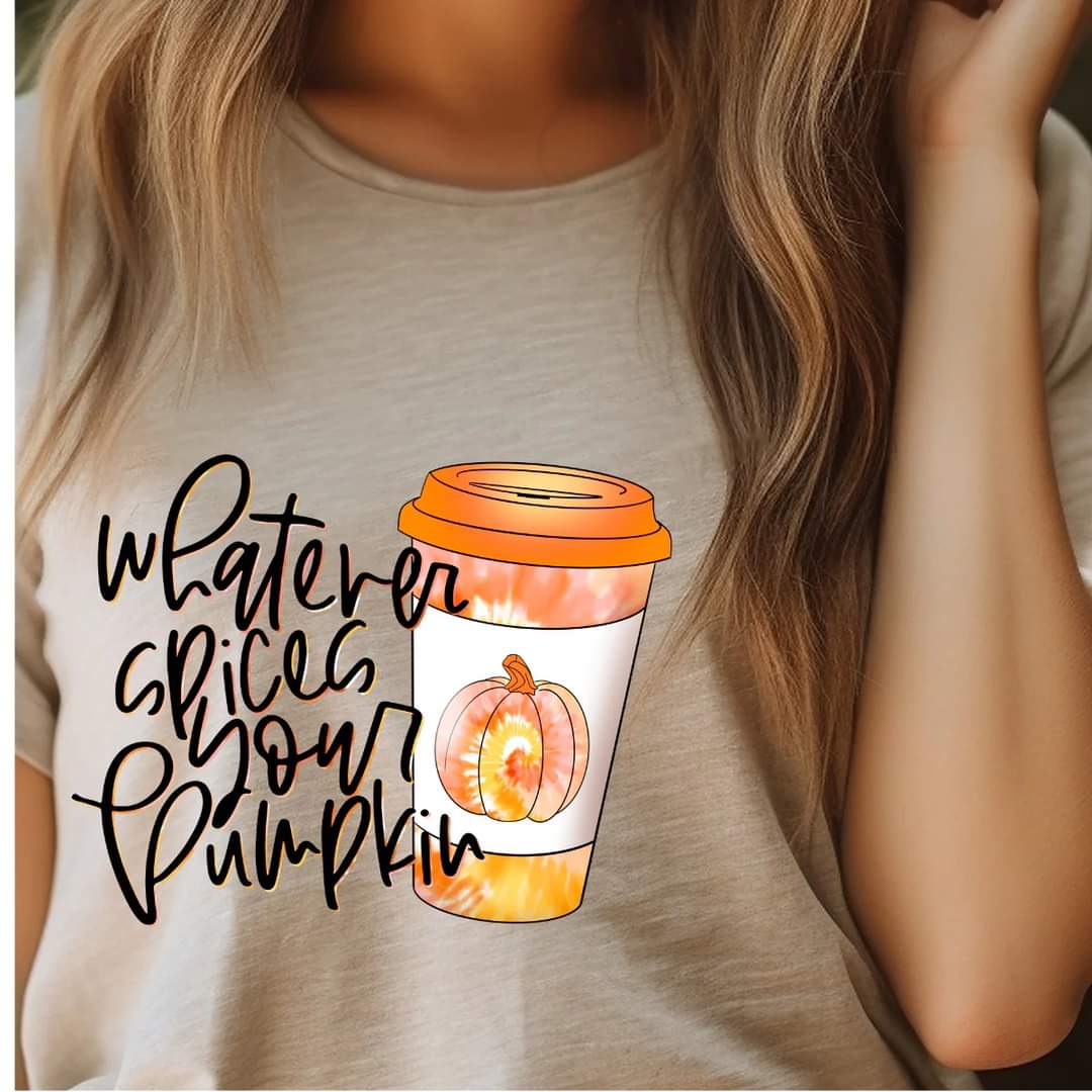 Whatever Spices Your Pumpkin with cup T-shirt