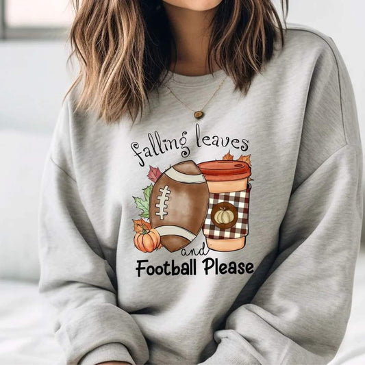 Falling Leaves Football Please T-shirt