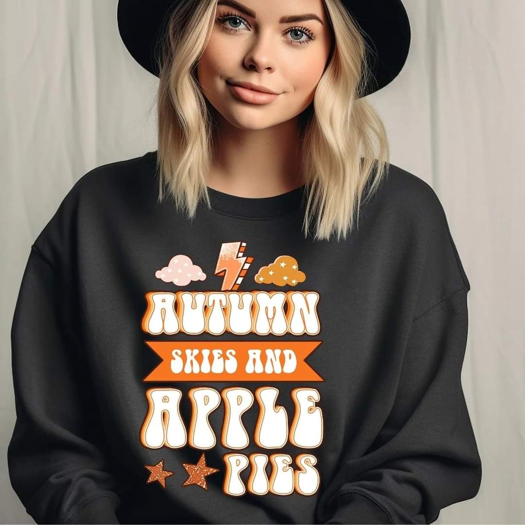 Autumn Skies And Apple Pies T-shirt